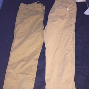 Hollister and Aeropostale pants